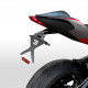 SUPPORT DE PLAQUE INCLINABLE TRIUMPH STREET TRIPLE R 2013 à 2023 BARRACUDA