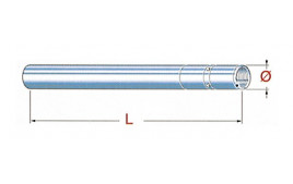 Tube de fourche KAWASAKI ZZR 600 (95-97)